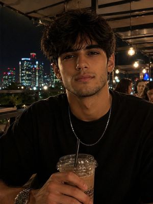 Night Rooftop iPhone Portrait