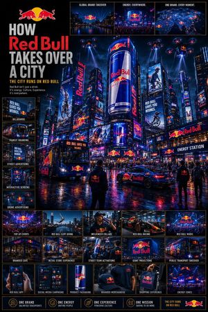 Cinematic Brand City Takeover Poster