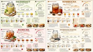 Fermentation Science Infographic Grid