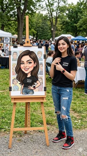 Personalized Vibrant Caricature Art