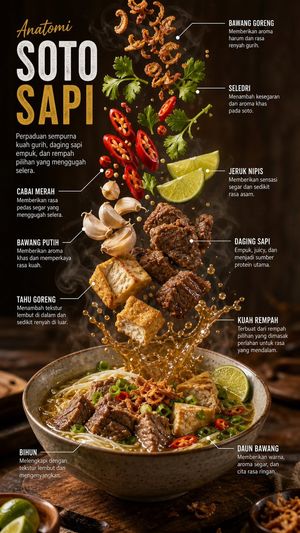 Editorial Food Infographic Poster