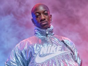 Neon Holographic Streetwear Portrait
