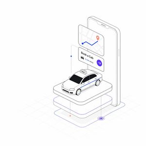 Isometric Taxi Booking App