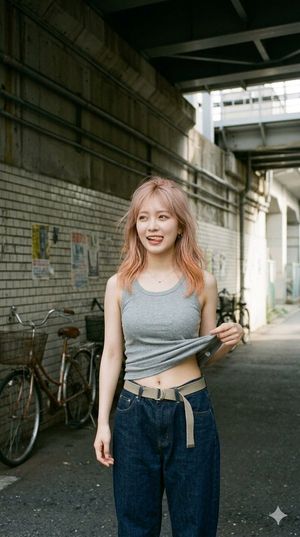 Urban Tank Top Street Portrait