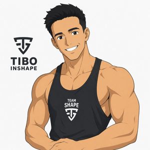 Anime Fitness Influencer Portrait