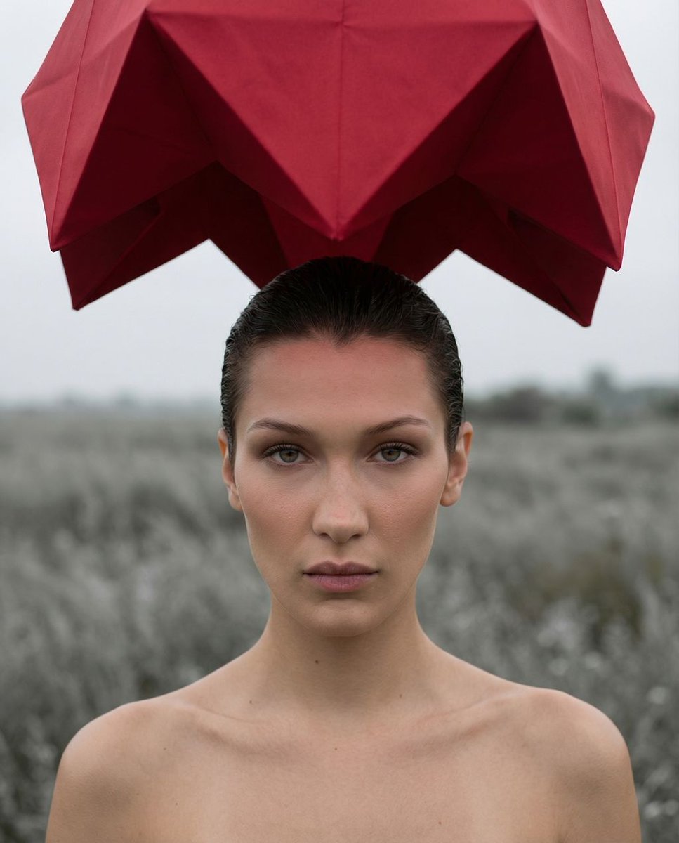 Sample output image for Surreal Fashion Editorial Portrait