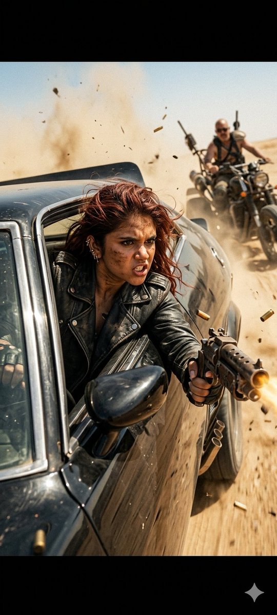 Sample output image for Mad Max Action Desert Chase