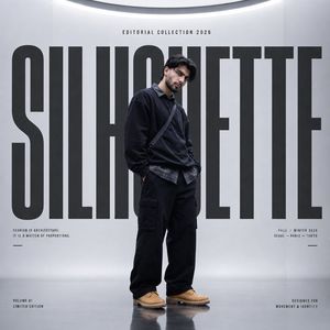 Silhouette High Fashion Editorial Poster