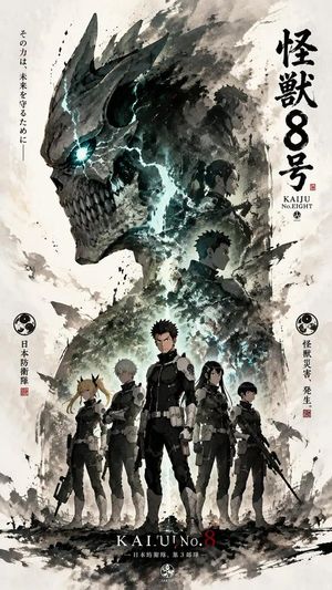 Ink-Wash Cinematic Anime Poster