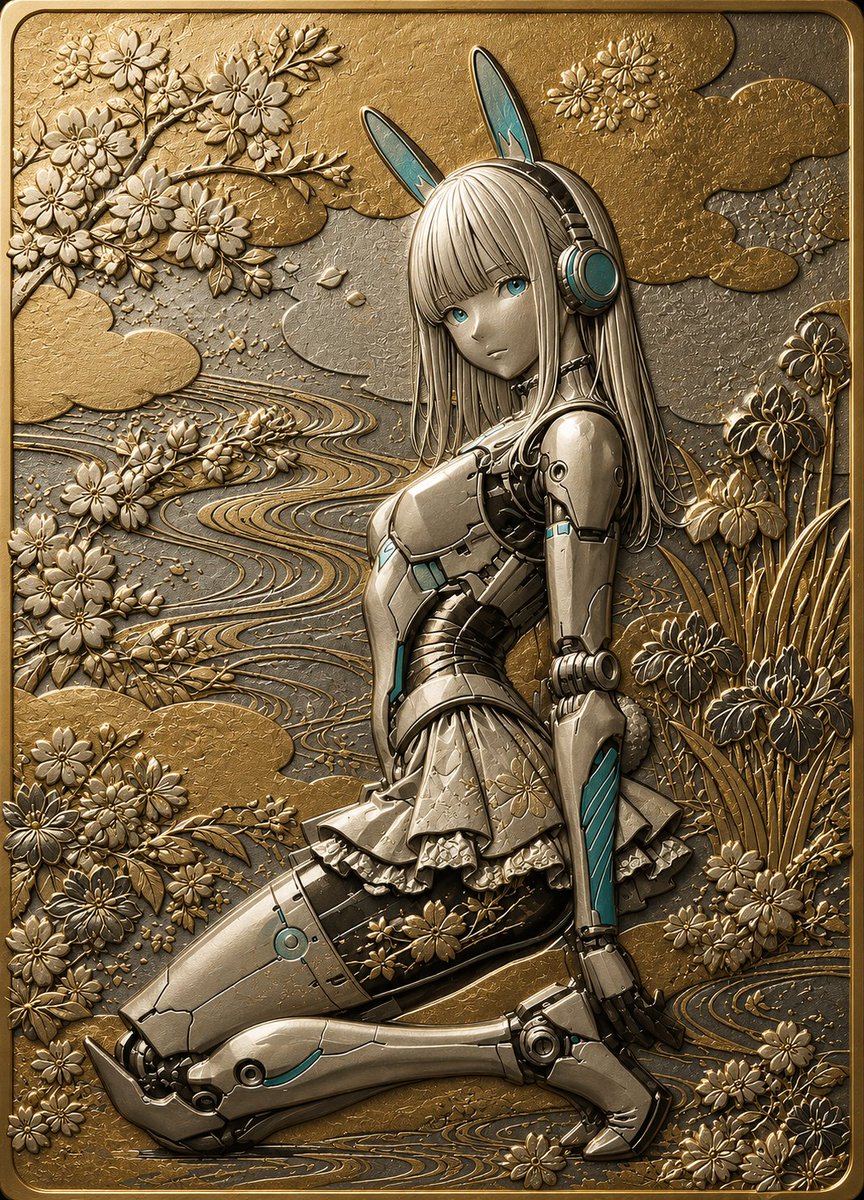 Embossed Luxury Card Relief Prompt example 3