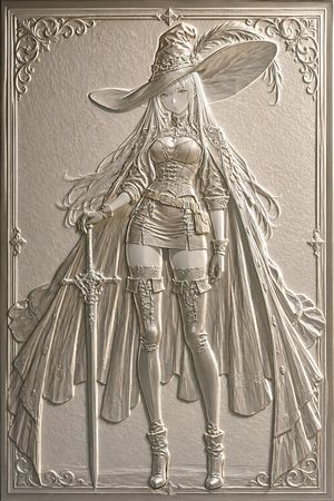 Embossed Luxury Card Relief Prompt