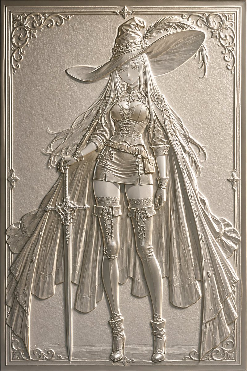 Embossed Luxury Card Relief Prompt