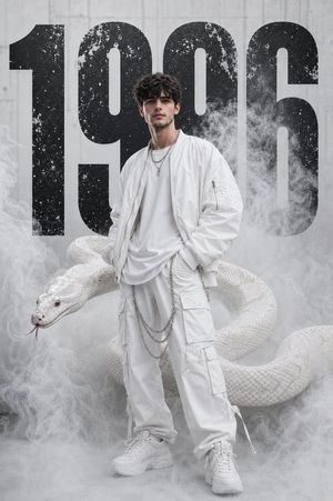 Monochromatic High-Fashion Editorial with Python