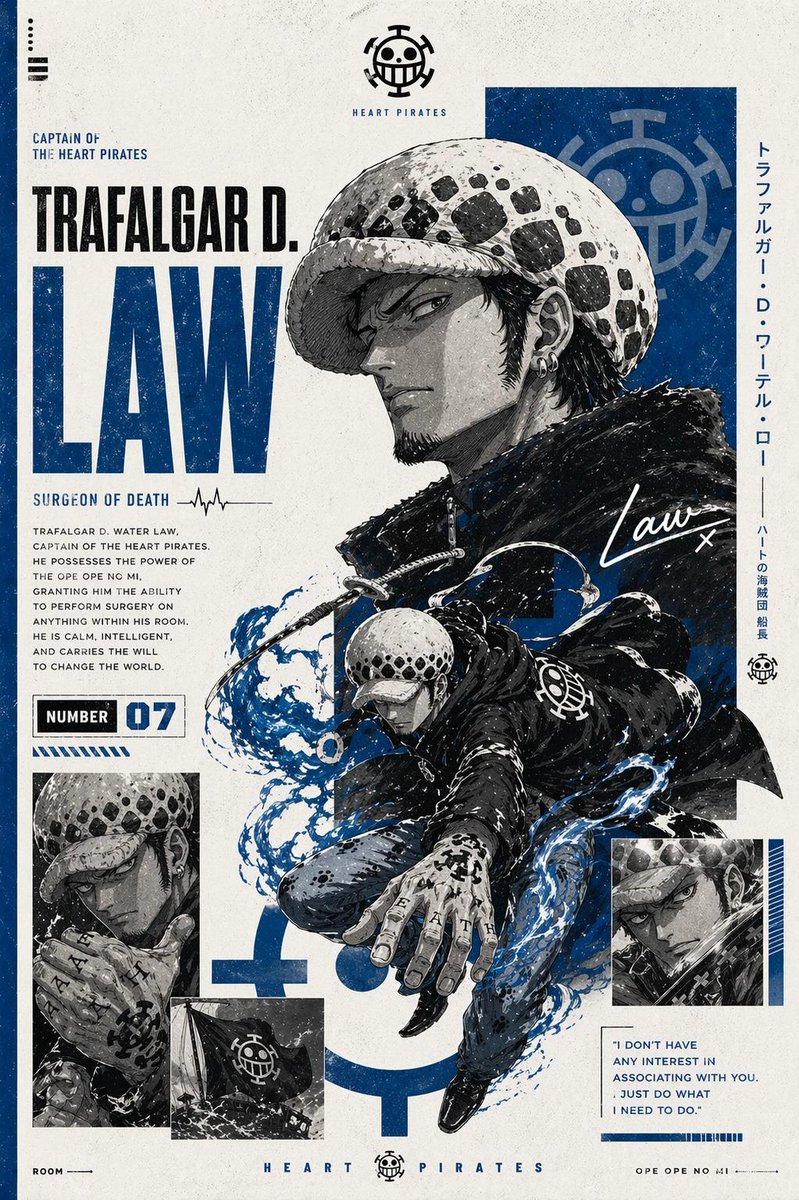 Epic Anime Pirate Poster Design example 4