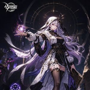 Dark Fantasy Archmage Splash Art