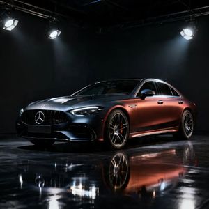 Dramatic AMG Studio Car Shot