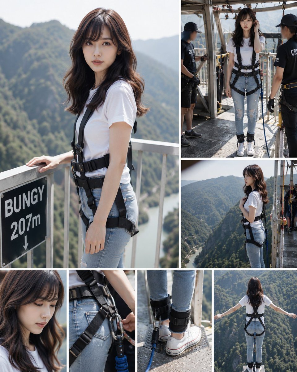 Bungee Jump Collage