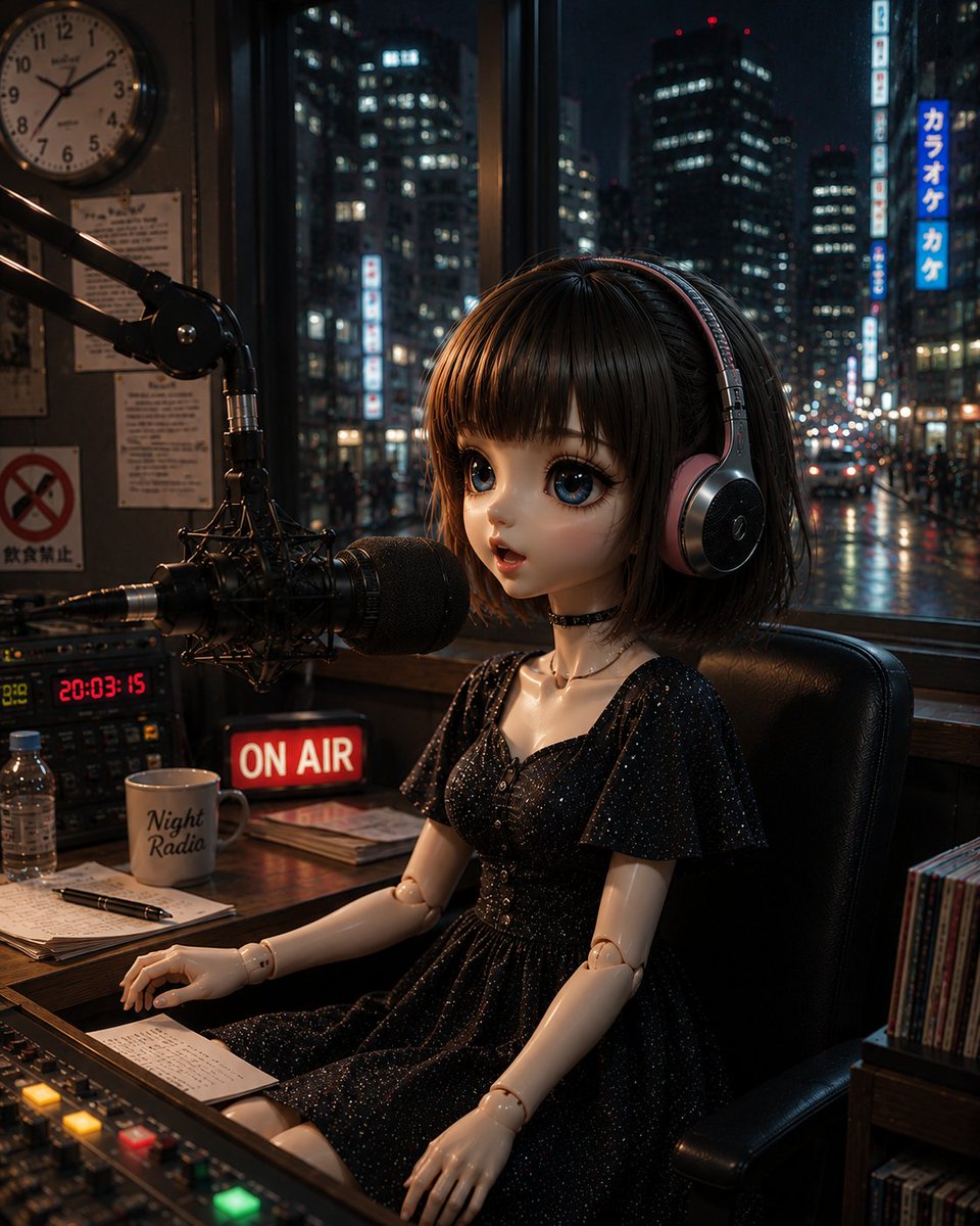 Anonymous Night Radio Doll Host