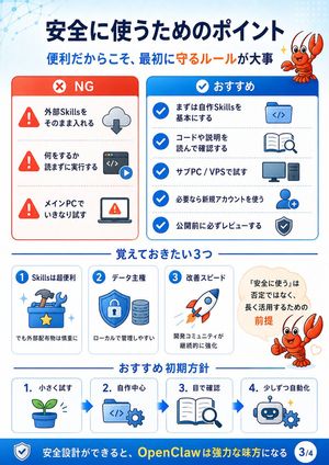 OpenClaw Safety Rules Infographic