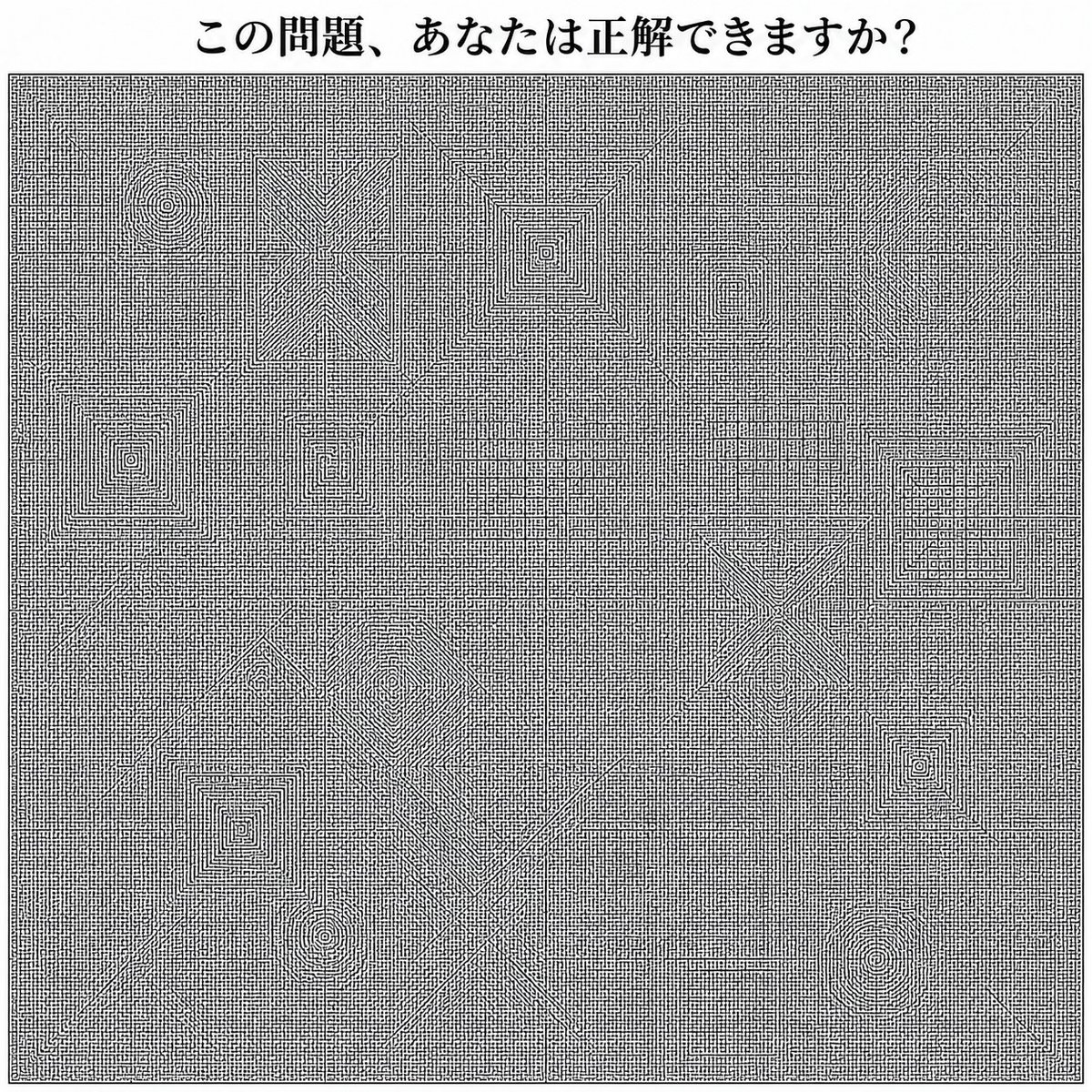 Ultra-Dense Japanese Maze Puzzle