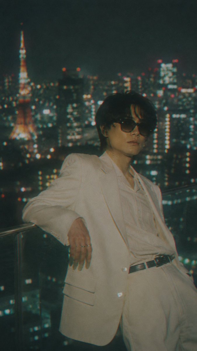 Censored Tokyo Rooftop Night Portrait