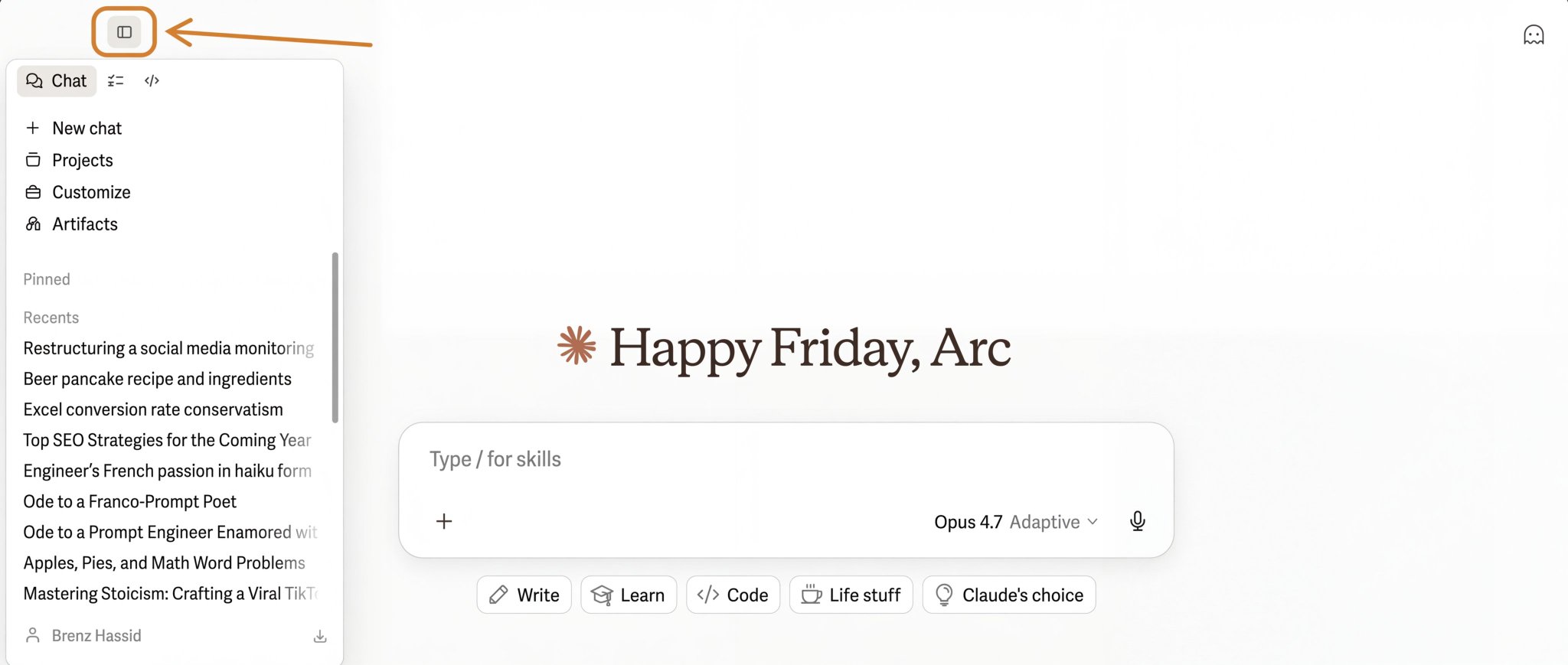 arc. - inline image