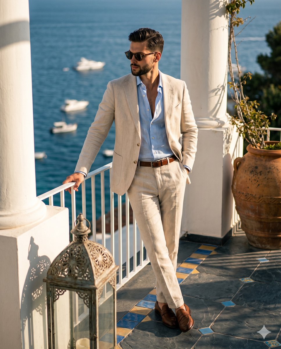 Sample output image for Mediterranean Riviera Editorial Portrait