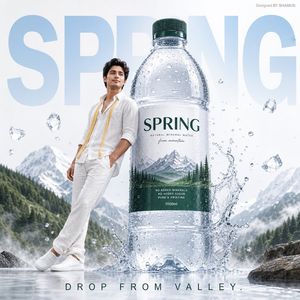 Premium Mineral Water Advertisement