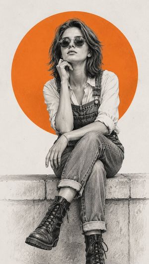 Pencil Sketch Fashion Illustration