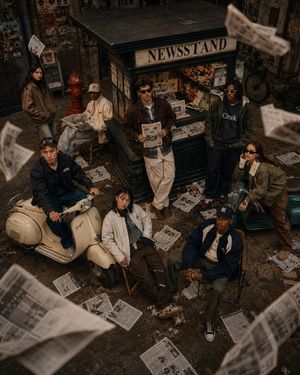90s Retro Streetwear Fashion Editorial