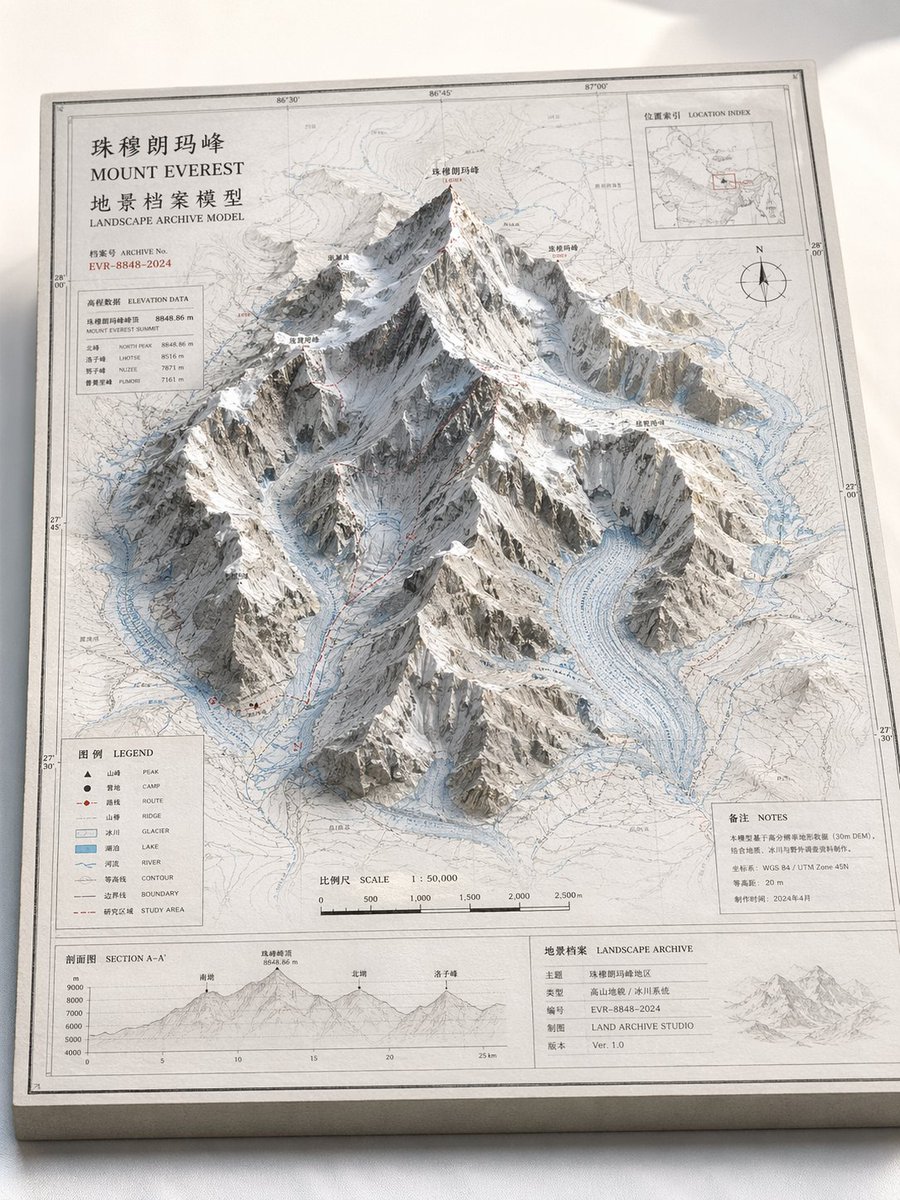 Landscape Archive Model Map example 2
