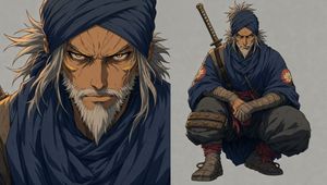 Faceless Shinobi Character Redesign