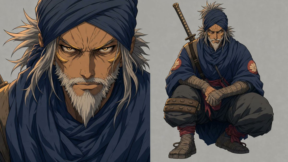 Faceless Shinobi Character Redesign