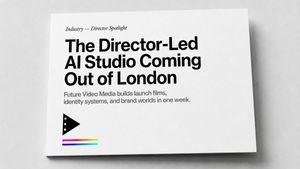 Minimal Director-Led AI Studio Cover