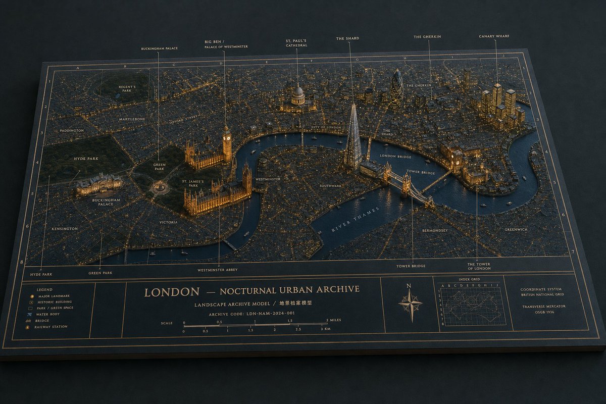 London Nocturnal Urban Archive Diorama
