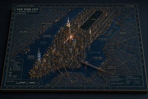 Nocturnal New York Archive Diorama