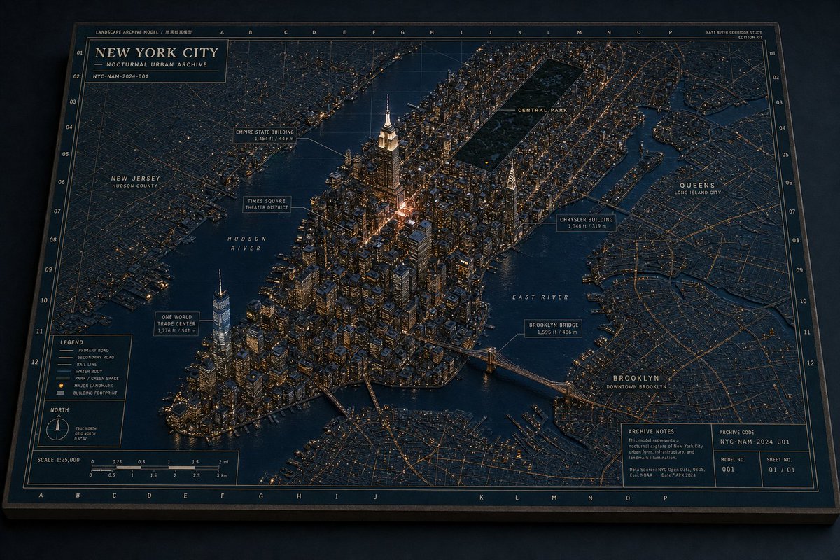 Nocturnal New York Archive Diorama