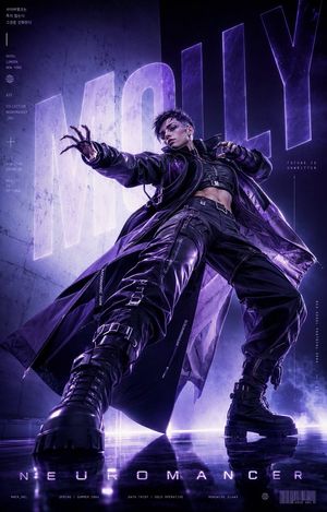 Cyberpunk Neuromancer Fashion Poster
