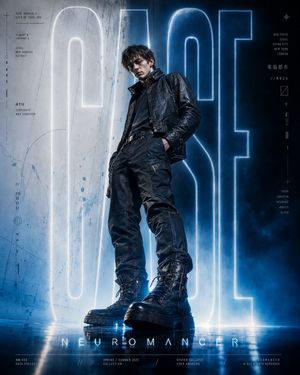 Cyberpunk Neuromancer Fashion Poster