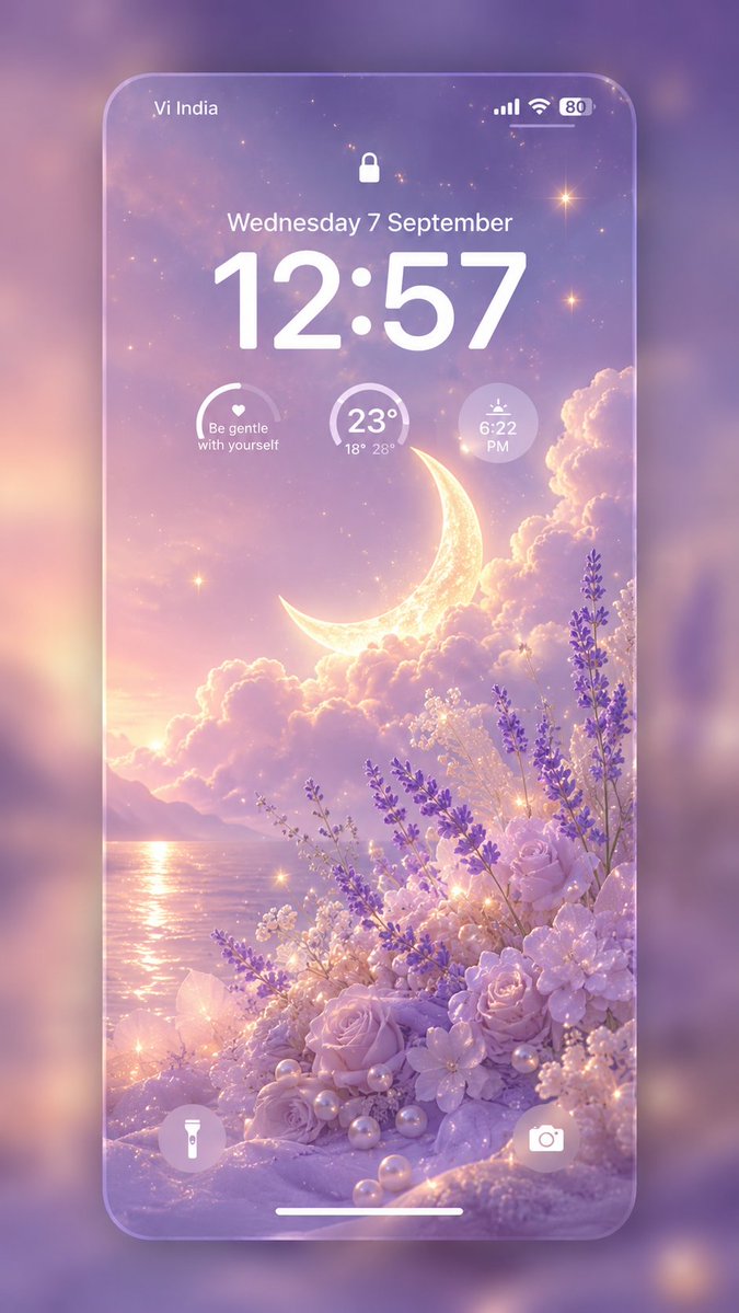 Pastel Kitten Café iPhone Lock Screen example 3