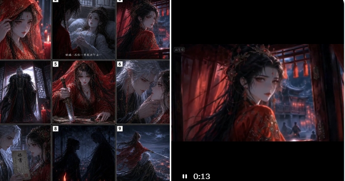 Dark Fantasy Storyboard and Video Preview