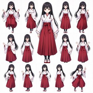 Anime Shrine Maiden Character Sheet