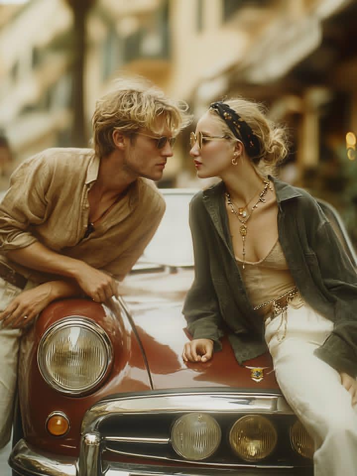 Sample output image for Vintage 1970s Fashion Editorial