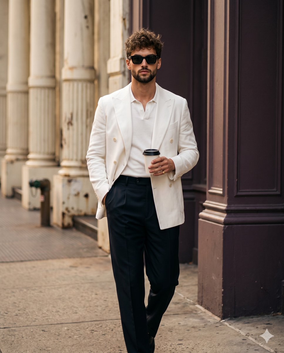 Sample output image for Professional Street Style Menswear Editorial