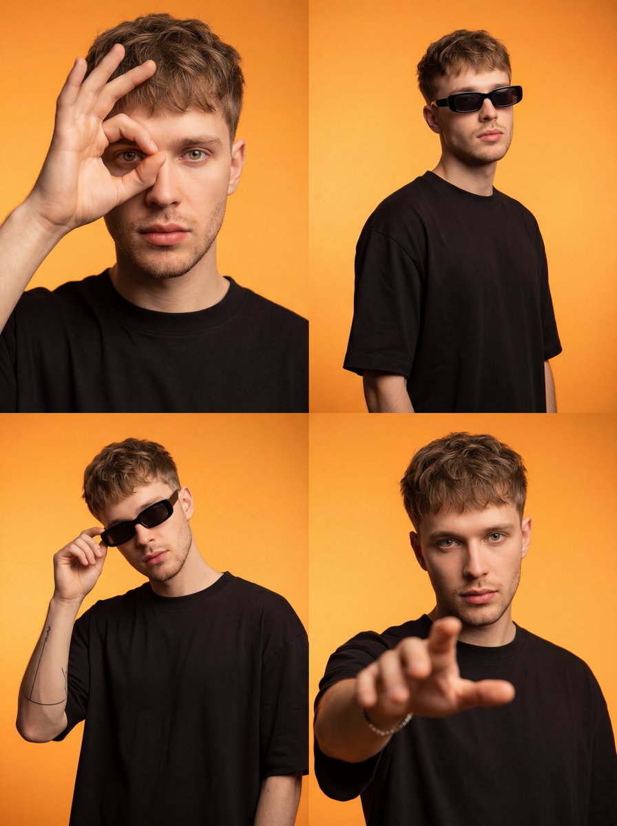 Streetwear Influencer Grid Layout
