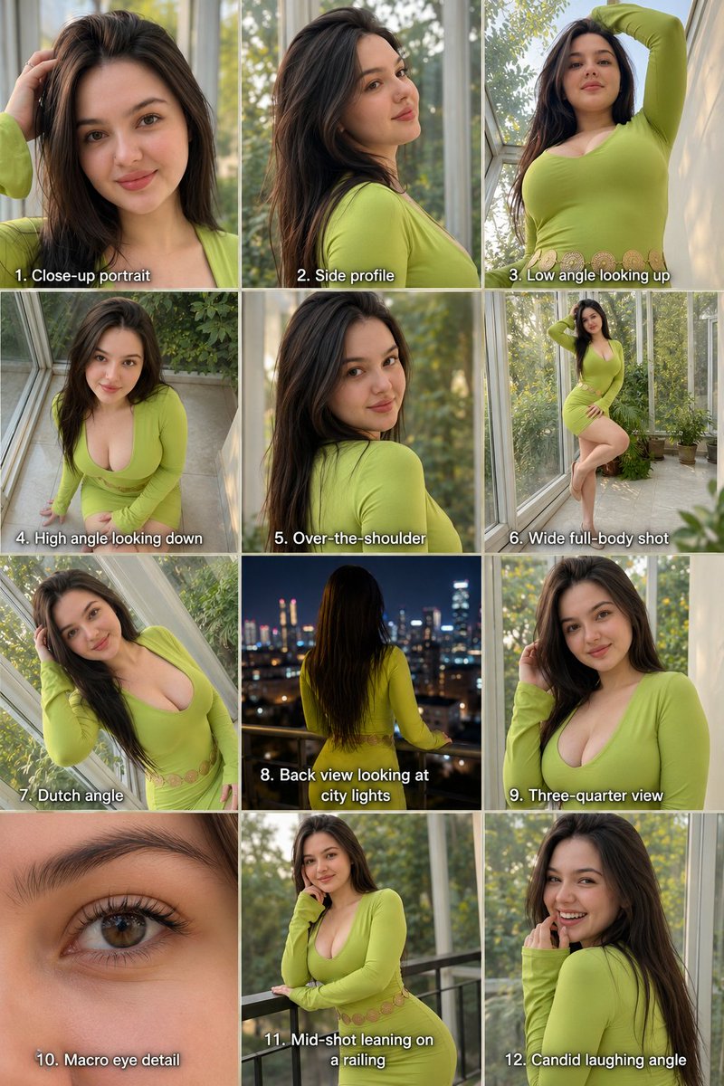 Twelve Angle Multi-View Face Grid