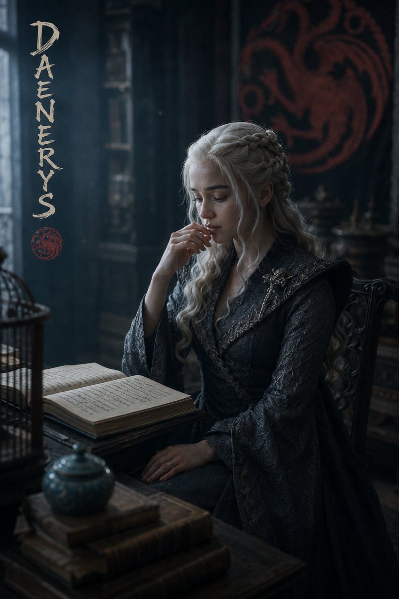Cinematic Daenerys Study Portrait