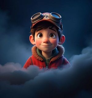 3D Animated Boy Portrait