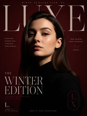 Luxury Fashion Editorial Poster