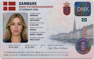 Algerian Identity Card Mockup